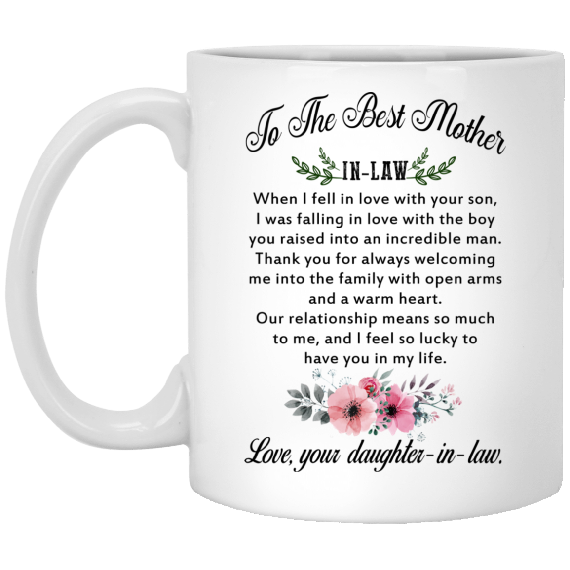 To My Son Coffee Mug From Mom and Dad, Gifts For Son Cup I Will Love You  Forever