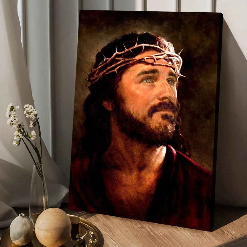 Crown of thorns Stunning Jesus artwork Jesus painting Matte