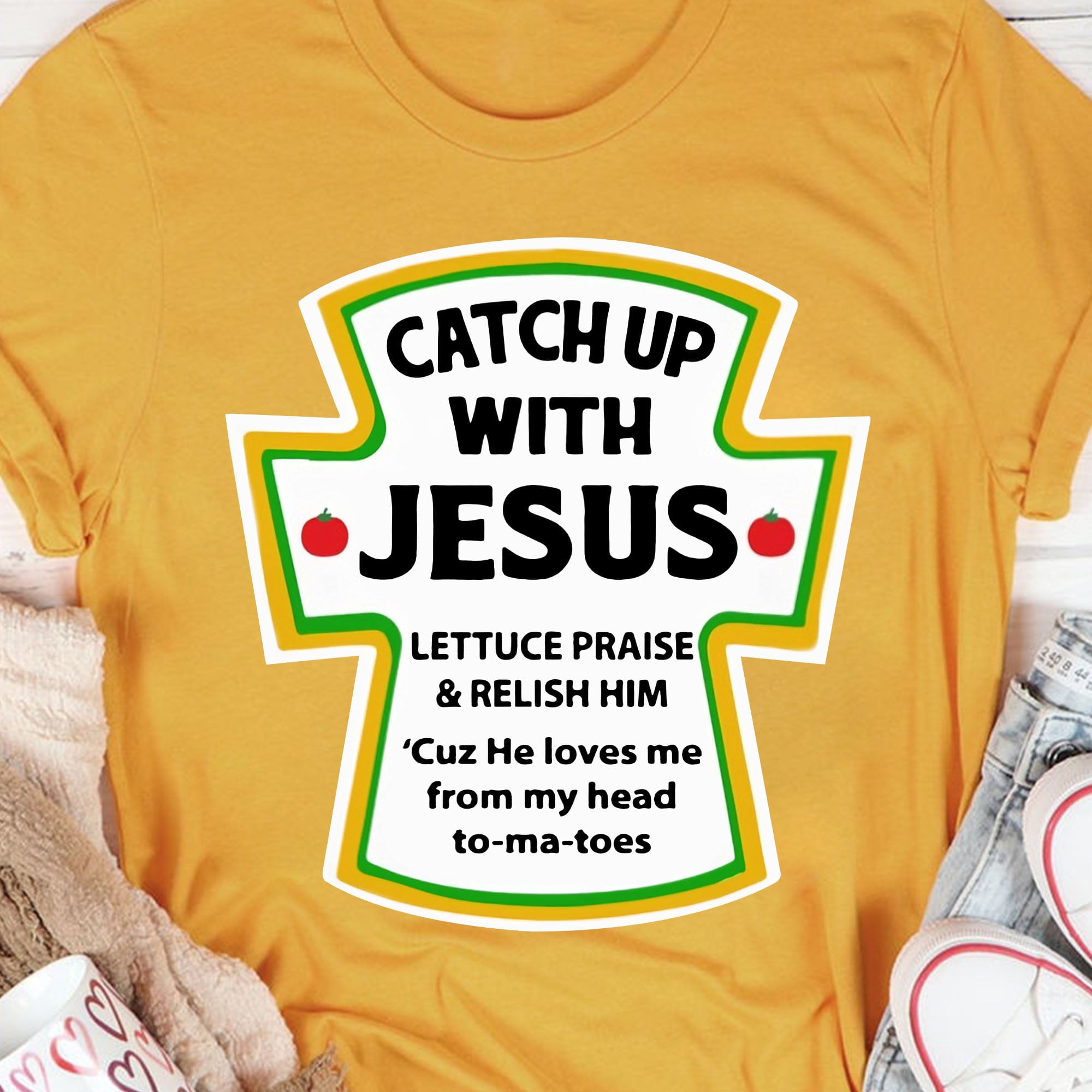 Catch Up With Jesus Standard T shirt